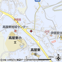 広島県東広島市高屋町白市1134周辺の地図