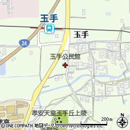 奈良県御所市玉手191周辺の地図