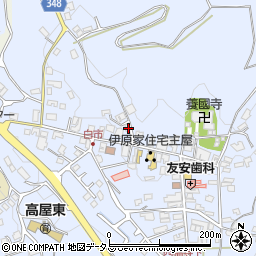 広島県東広島市高屋町白市1104周辺の地図