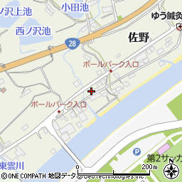 兵庫県淡路市佐野2552周辺の地図