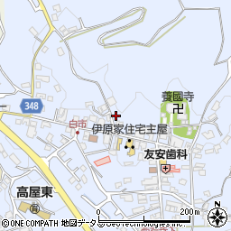 広島県東広島市高屋町白市1097周辺の地図