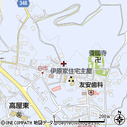 広島県東広島市高屋町白市1097周辺の地図