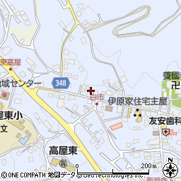広島県東広島市高屋町白市1121周辺の地図