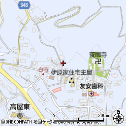 広島県東広島市高屋町白市1101周辺の地図