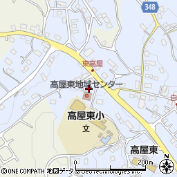 広島県東広島市高屋町白市549周辺の地図