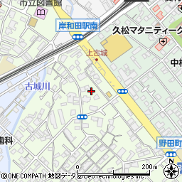 上町学習塾周辺の地図