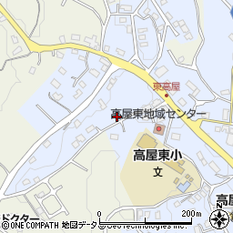 広島県東広島市高屋町白市530-2周辺の地図