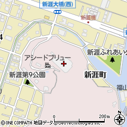 アシードブリュー株式会社　本社・瀬戸内酒類工場周辺の地図
