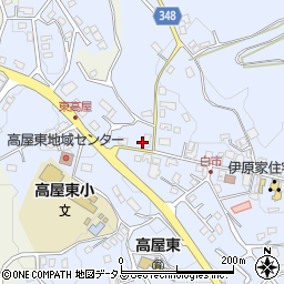 広島県東広島市高屋町白市1132周辺の地図