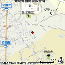 〒594-1102 大阪府和泉市和田町の地図