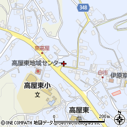 広島県東広島市高屋町白市1140周辺の地図