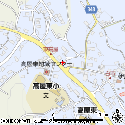 広島県東広島市高屋町白市1143周辺の地図