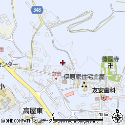 広島県東広島市高屋町白市369周辺の地図