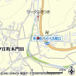 広島県尾道市木ノ庄町木門田767周辺の地図