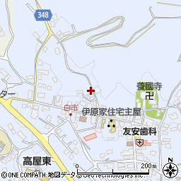 広島県東広島市高屋町白市366周辺の地図