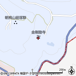 金剛證寺周辺の地図