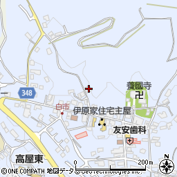 広島県東広島市高屋町白市342周辺の地図
