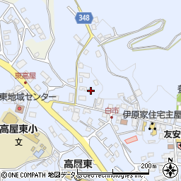 広島県東広島市高屋町白市377周辺の地図