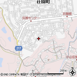 大阪府河内長野市荘園町5-5周辺の地図