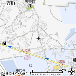 大阪府和泉市万町45-1周辺の地図