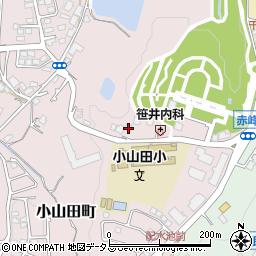 大阪府河内長野市小山田町589-1周辺の地図