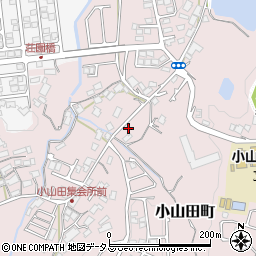 大阪府河内長野市小山田町1422周辺の地図