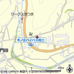 広島県尾道市木ノ庄町木門田745周辺の地図