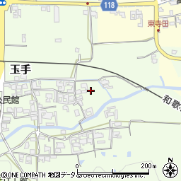 奈良県御所市玉手215周辺の地図