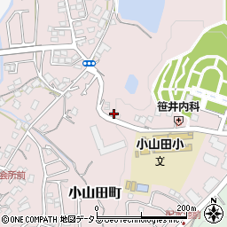 大阪府河内長野市小山田町585周辺の地図