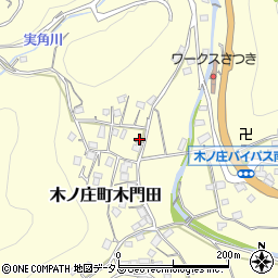 広島県尾道市木ノ庄町木門田348周辺の地図