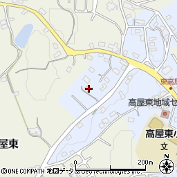 広島県東広島市高屋町白市503周辺の地図
