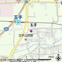 奈良県御所市玉手196-1周辺の地図