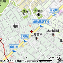 セブンイレブン岸和田南町店周辺の地図