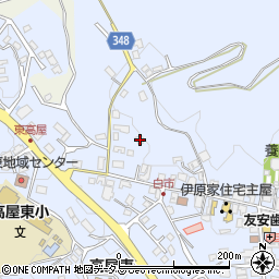 広島県東広島市高屋町白市378周辺の地図