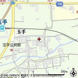 奈良県御所市玉手208周辺の地図