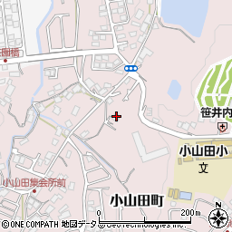 大阪府河内長野市小山田町1381周辺の地図