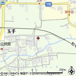 奈良県御所市玉手213周辺の地図