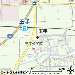 奈良県御所市玉手195-2周辺の地図