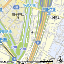 福山通運安佐南営業所周辺の地図