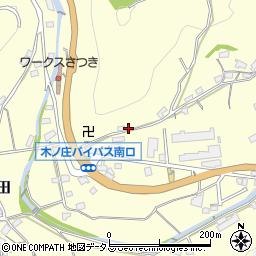 広島県尾道市木ノ庄町木門田2837-2周辺の地図