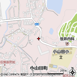 大阪府河内長野市小山田町582-8周辺の地図