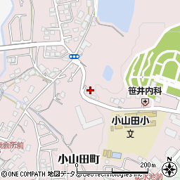 大阪府河内長野市小山田町584周辺の地図