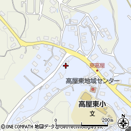 広島県東広島市高屋町白市538周辺の地図