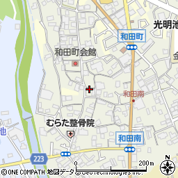 大阪府和泉市和田町172-1周辺の地図