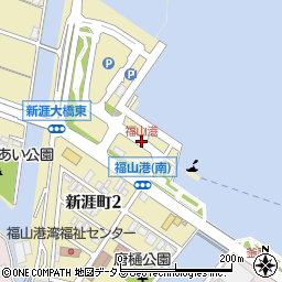 福山港周辺の地図