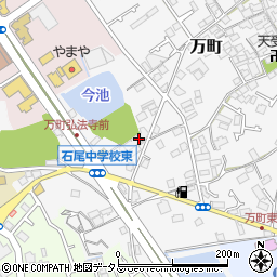 大阪府和泉市万町168周辺の地図
