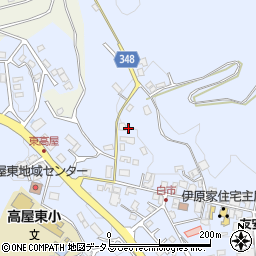 広島県東広島市高屋町白市382周辺の地図