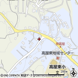 広島県東広島市高屋町白市497周辺の地図