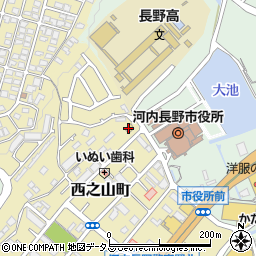 セブンイレブン河内長野市役所前店周辺の地図