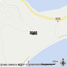 香川県小豆郡小豆島町堀越周辺の地図